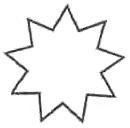 BAHAI (9 Pointed Star)